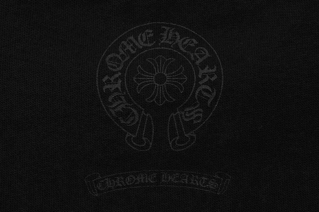 P150 Chrome Hearts 2026 early spring new style, chest pocket, front and back printed logo, same style for men and women, short-sleeved T-shirt ·Customized 300g 100% double yarn pure cotton fabric ·Dyeing 32 counts double thread ·Collar label, hangtag, main mark and three labels complete Color: Black Size: XS S M L
